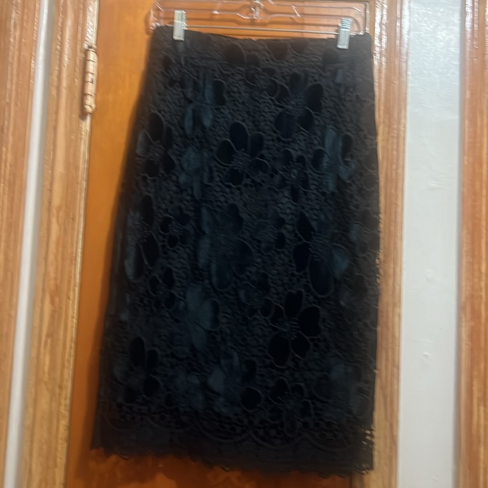 Black Velvet lace Gracia Skirt - Picture 2 of 2